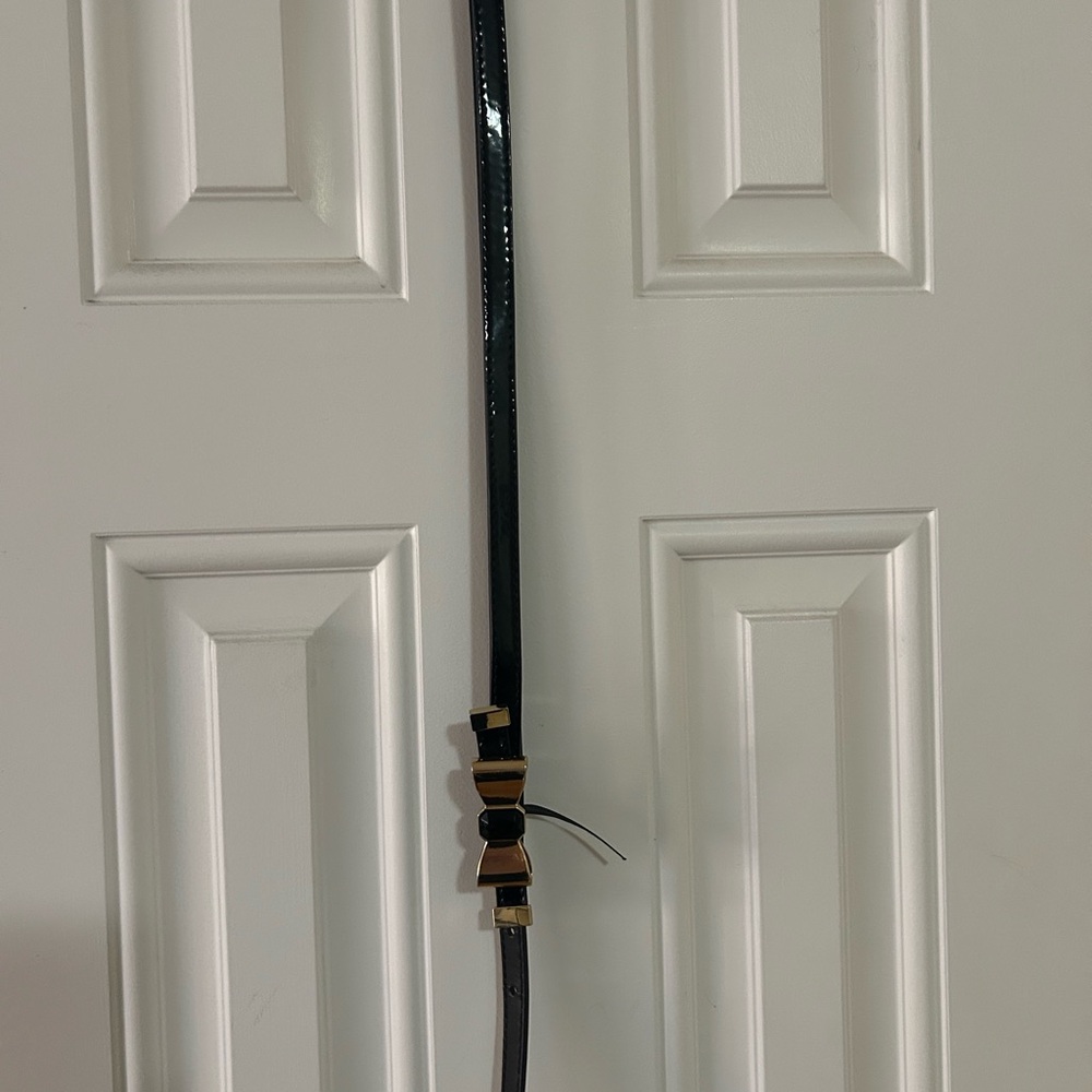 Express Black and Gold Women's Belt